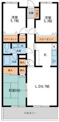 コリンヌ津田沼の物件間取画像